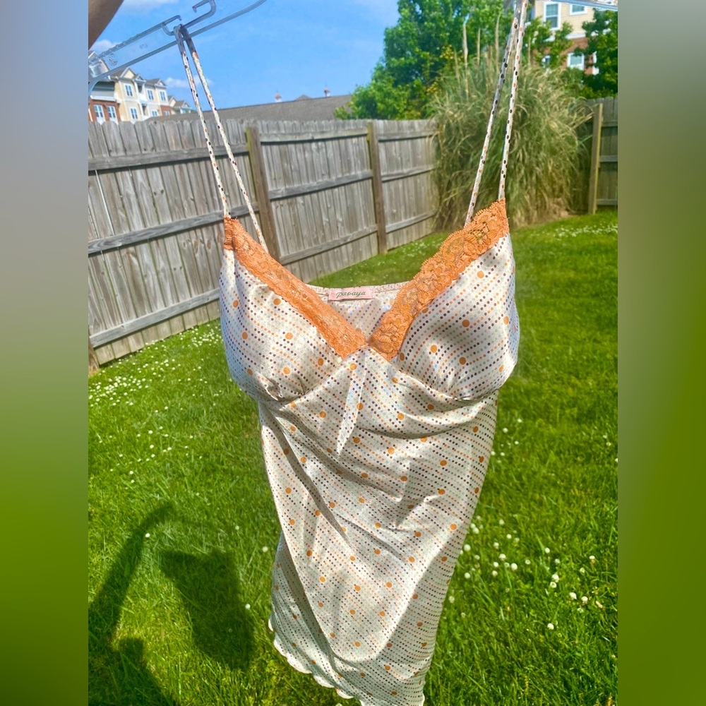 Papaya Y2K Camisole
